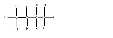 a) Draw the complete structure of butane, (show all hydrogen atoms.) b) Draw the structure of ...