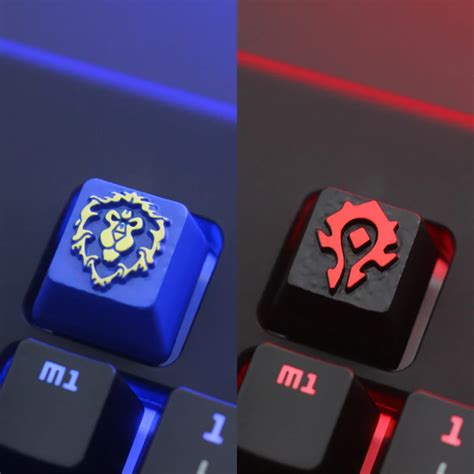 Keyboard Accessories Customized Embossed Zinc Alloy Keycap For Game Mechanical Keyboard High end ...