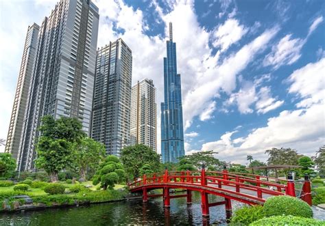 Premium Photo | Skyscrapers viewed from below towards sky represents urban development with ...