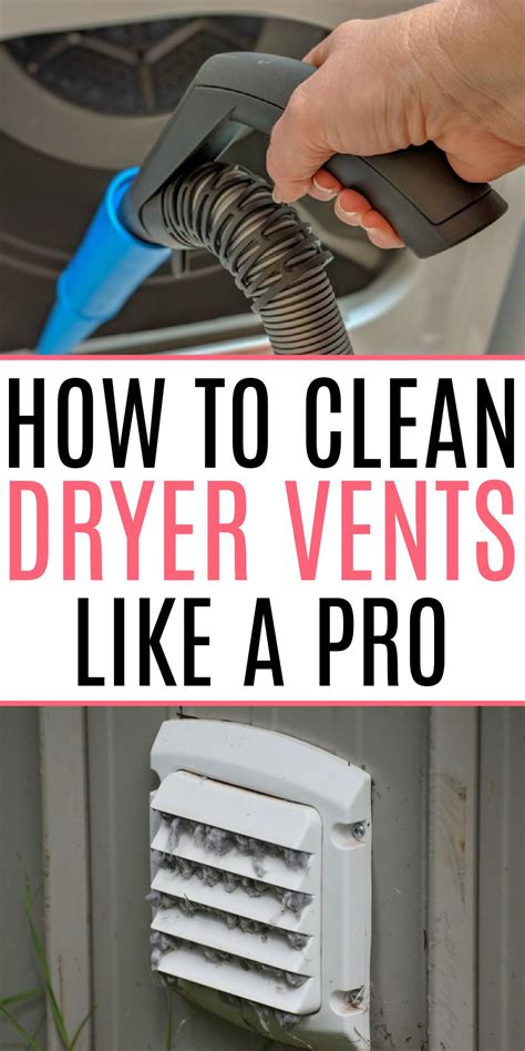 How To Clean Your Dryer Vent in 2023 | Clean dryer vent, Dryer cleaning ...