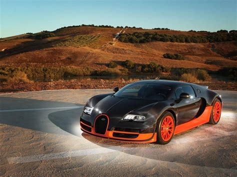 Orange Bugatti Veyron HD desktop wallpaper : Widescreen : High ...