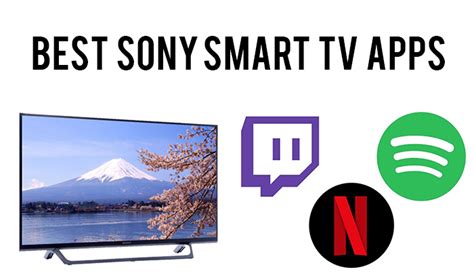 Best Sony Smart TV Apps (2019) | Sony Bravia Apps List - Techy Build