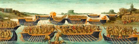 Battle Of Actium Painting at PaintingValley.com | Explore collection of ...