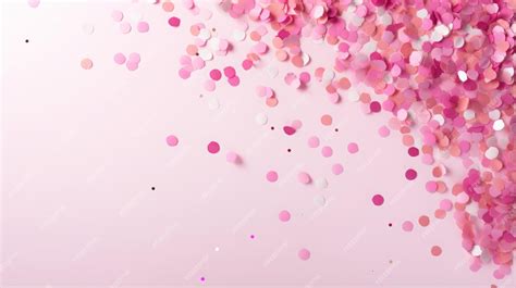 Premium AI Image | abstract pink confetti background