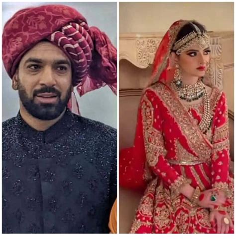 Haris Rauf Wedding Pictures With His Wife Muzna Masood Malik - Showbiz Pakistan