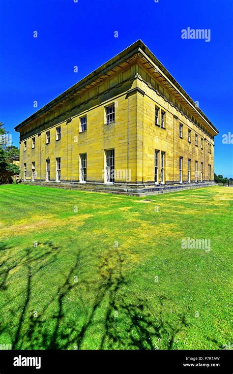 Belsay Hall and grounds Stock Photo - Alamy