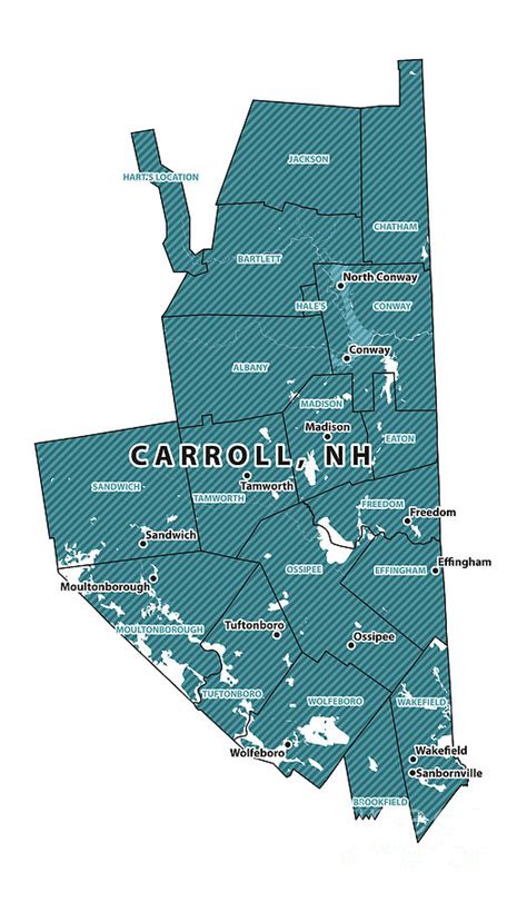 Carroll County Nh Map