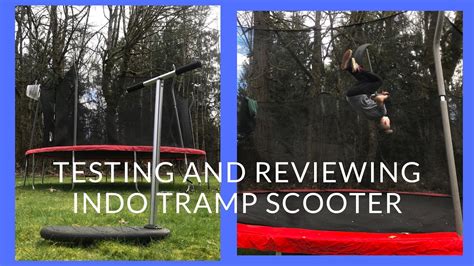 TESTING AND REVIEWING INDO TRAMP SCOOTER - YouTube