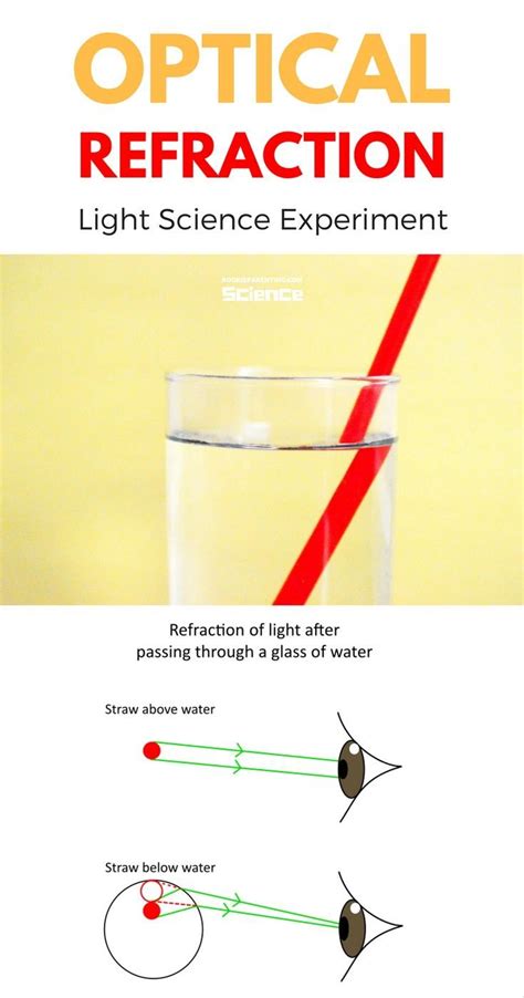 2 Light Refraction Experiments | Light science experiments, Elementary ...