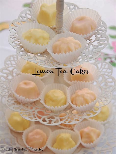 Pink Piccadilly Pastries: Fabulous Lemon Tea Cakes - Easy too!