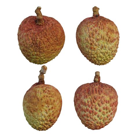 Litchi Fruit 03 - 3D Model for VRay, Corona