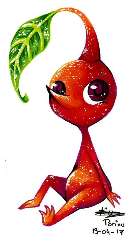 A little red pikmin by Porinu on DeviantArt