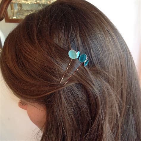 Enamel Hair Slides | Honeybourne Jewellery