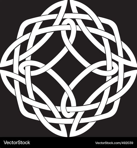 Celtic knot design Royalty Free Vector Image - VectorStock