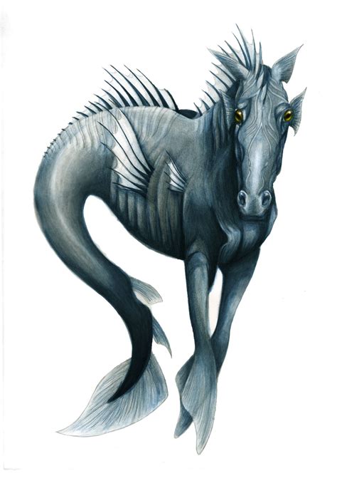 Kelpie - Illustration for my redesign of 'The Settlers of Catan' | Iron fey, Mythical creatures ...