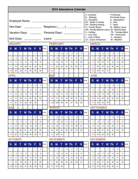 Free Attendance Sheet Pdf 2021 - Template Calendar Design