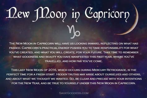 This New Moon in Capricorn occurs during Mercury Retrograde, so expect to experience a ...