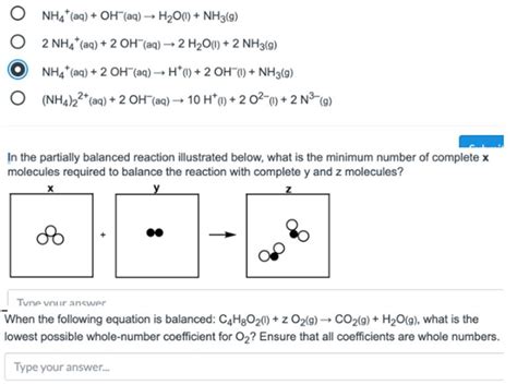 (Solved) - What is the net ionic equation for the reaction: (NH4)2SO4 ...