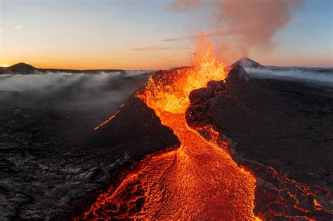 Volcano Magma