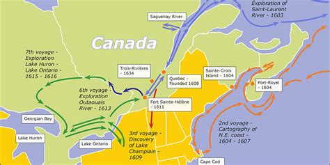 Map of Champlain’s Travels – Simply Christine