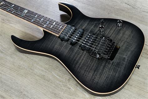 Pitbull Audio: Ibanez Guitars J. Custom RG8570Z BRE 6-String Electric Guitar Black Rutile Japan