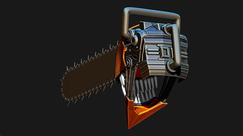 Chainsaw Man Helmet - Denji Anime Cosplay 3D Model by blackstar90