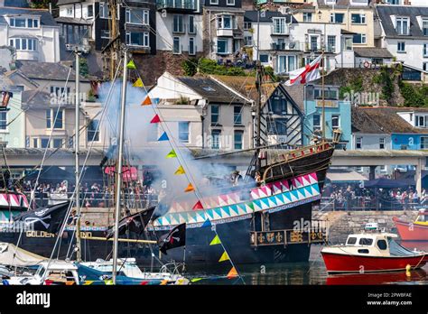 Brixham, UK. 29th Apr, 2023. Thousands of people, most dressed as ...