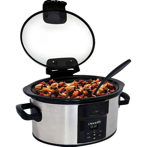 Best Buy: Crock-Pot® Lift & Serve 6-Quart Slow Cooker Silver SCCPVC600LH-S