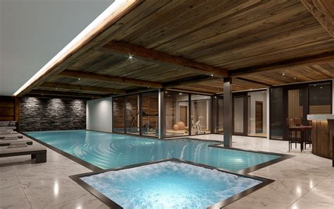 3D Luxurious Chalet Pool | Valentin studio - CGarchitect - Architectural Visualization ...