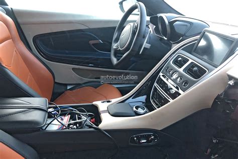 Spyshots: 2019 Aston Martin DBS Superleggera Shows Different Interior - autoevolution