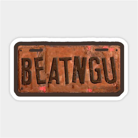 Jeepers Creepers License Plate Sticker