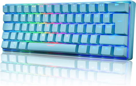 UK Layout 60% True Mechanical Gaming Keyboard Type C: Amazon.co.uk ...