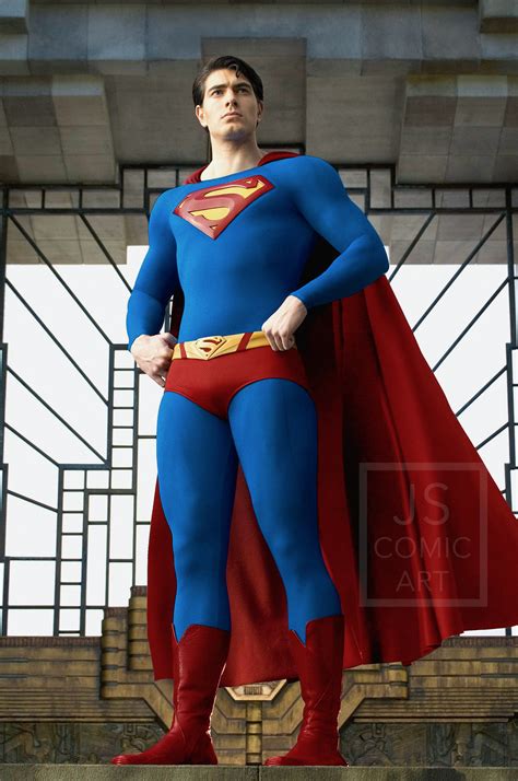 [artwork] Superman Returns' Superman suit with updated colors and ...