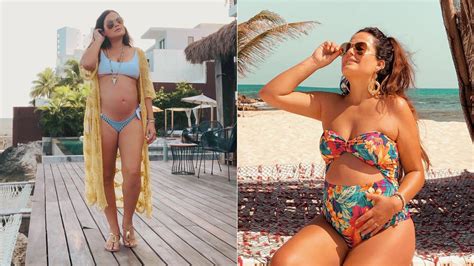 📸 Mariana Echeverría documenta su embarazo con fotos en bikini ...