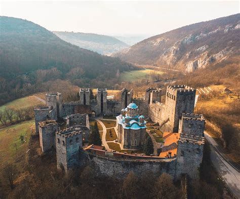 Manasija monastery, 1406-1418, Serbia : r/castles