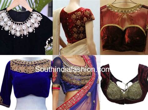 velvet Blouse ~ Fashion Trends ~ – South India Fashion