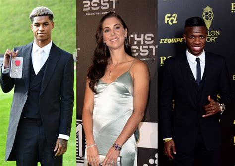 Equal Pay Champion Alex Morgan Joins Good Samaritans Marcus Rashford and Vinicius Jr. in Ballon ...