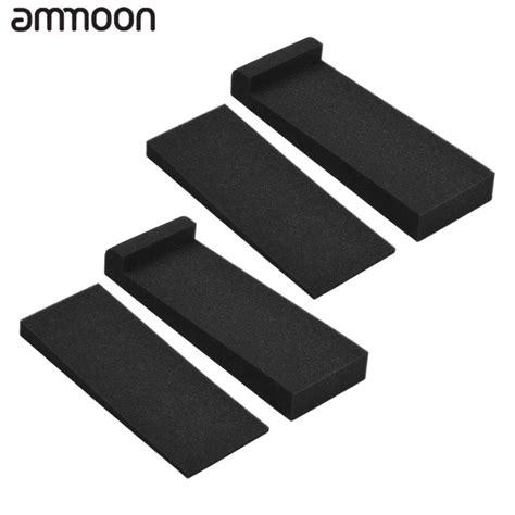 2 Packs High Density Acoustic Isolation Foam Isolation Pads 27 * 10cm ...