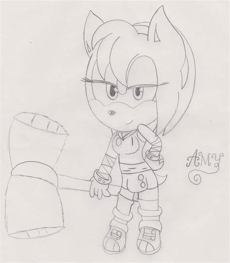 Amy Rose (Sonic boom version) by tesshoku15 on DeviantArt