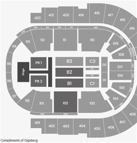 O2 Arena Seating Map - Keane