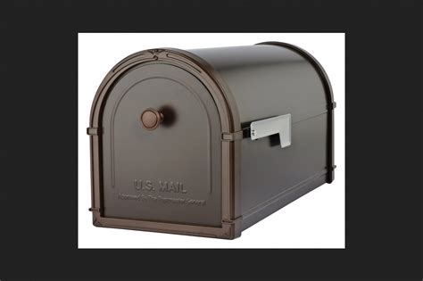 Architectural Mailboxes Bellevue Modern Galvanized Steel Post Mounted ...