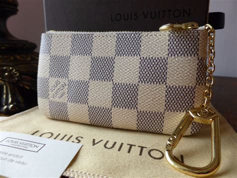 Louis Vuitton Key Porte-Cles Zip Pouch in Damier Azur - SOLD