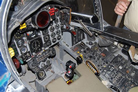 McDonnell-Douglas F4 Phantom II cockpit trainer pilot procedures trainer, right console, alarm ...