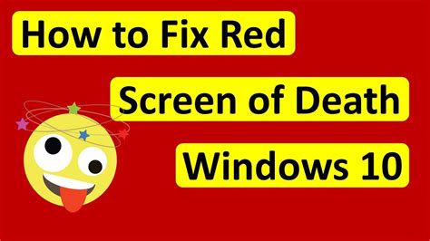 How to Fix Red Screen of Death - YouTube