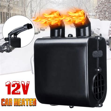 12V Electric Fan Heater Heating Portable Auto Car Heater Heating Defroster Windshield Defroster ...