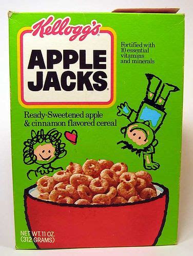 Only got to eat this at Grandma's House. | Applejack, Apple jacks cereal, Childhood memories