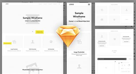 Sketch Wireframe Template – Purple, Rock, Scissors – Medium