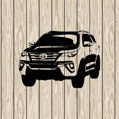 Toyota Fortuner Pickup Truck TRD Truck Pickup Svg Pdf Dxf Png - Etsy ...