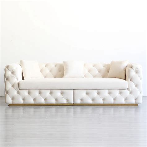 Luxury Fabric Chesterfield Sofa Velvet Chesterfield Couch Fabric Sofa ...