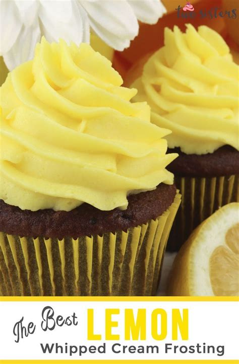 The Best Lemon Whipped Cream Frosting | Recipe | Whipped cream frosting ...